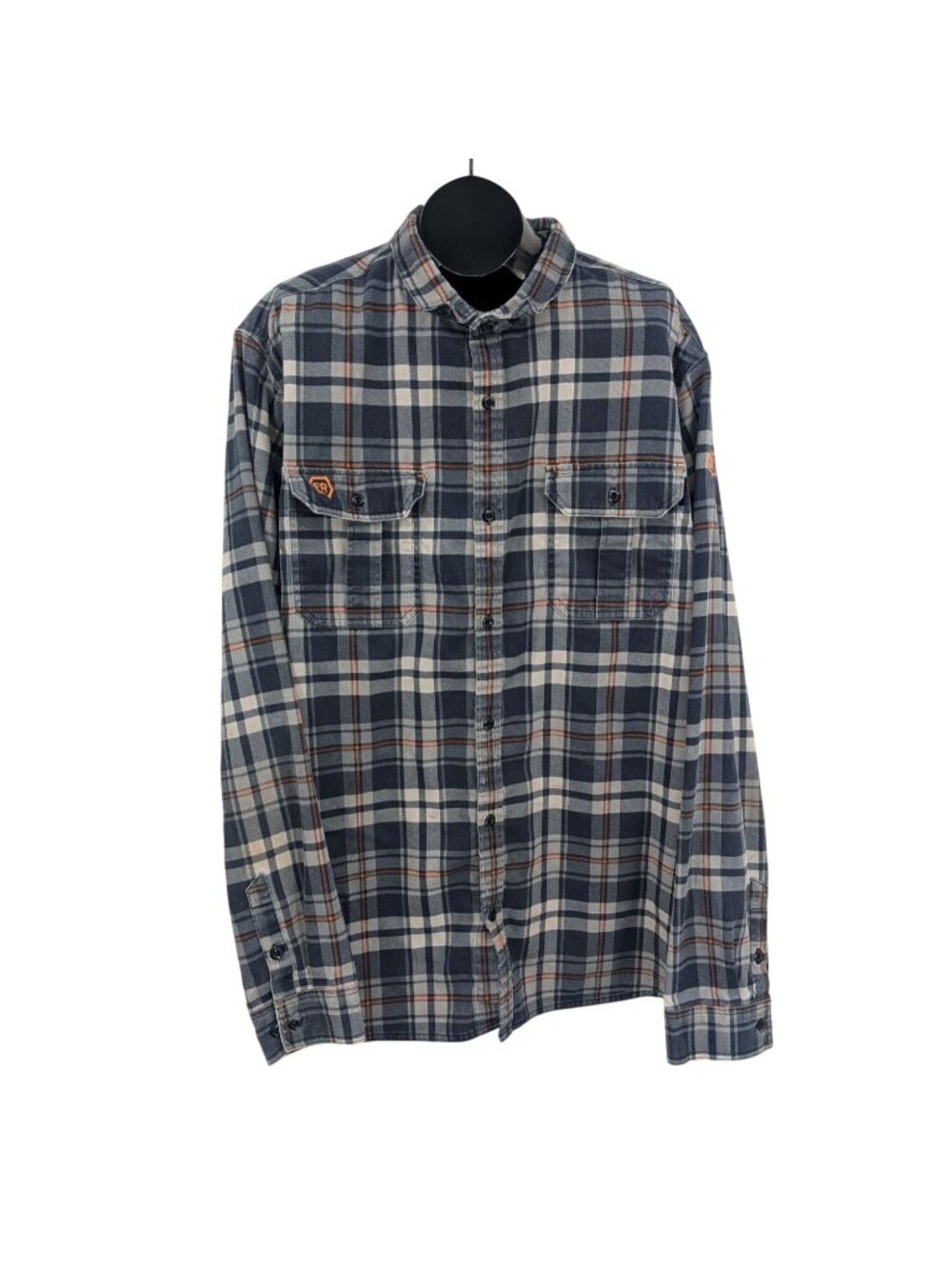 Hawx Work Gear Plaid Flame Resistant Shirt Long Sleeve Utility Pockets 2XLarge‎